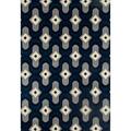 Art Carpet 2 X 4 Ft. Troy Collection Protector Woven Area Rug, Peacock Blue 25207